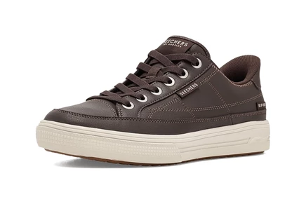 SKECHERS Arch Fit Arcade - Catch Ya There Hands Free Slip-Ins chocolate