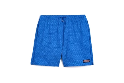 Детские шорты Vineyard Vines Chappy Trunks, синие с принтом