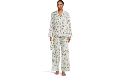 Пижама P.J. Salvage Flannel PJ Set with Headband