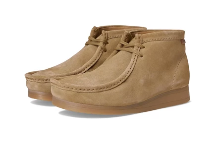 dark sand suede