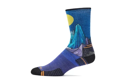 Носки Smartwool Hike Targeted Cushion Mountain Myth Print Crew Socks