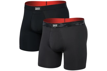 Мужские боксеры SAXX Underwear 2 шт., камуфляж/черные