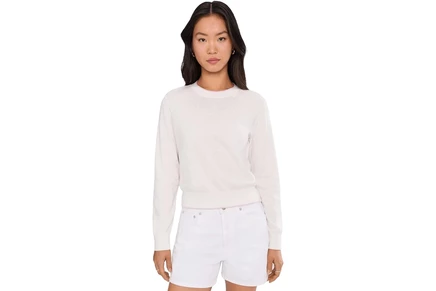 Свитер Lilla P Picot Edge Crewneck Sweater