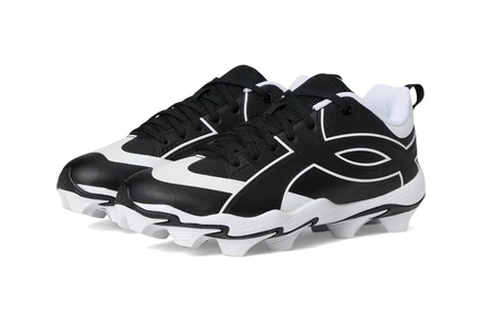 Мальчиковые бутсы Under Armour Leadoff Icon Low, черно-белые