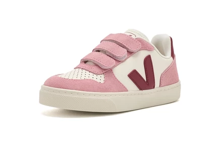 Детские кроссовки VEJA Kids Small V-10, цвета марсала