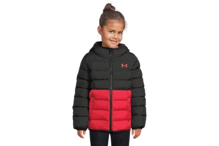 Under Armour Kids Pronto Color-Block Puffer Jacket (Little Kid) black
