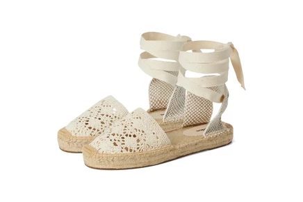 Сандалии Soludos Crochet Lauren Lace-up