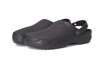 Унисекс сабо Crocs Classic Crafted Canvas, черно-песочный