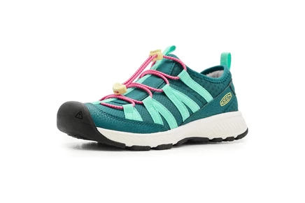 KEEN Kids Motozoa Sneaker (Little Kid/Big Kid) mediterranea/pink lemonade