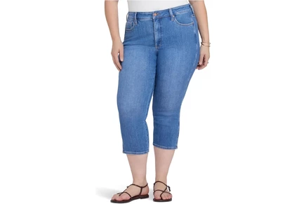 Джинсы NYDJ Chloe Capri Side Slit Jeans