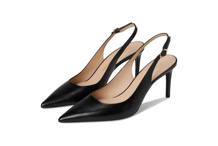 Stuart Weitzman Stuart Power Slingback 75 black