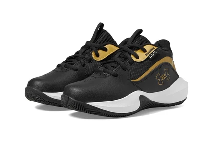 Детские кроссовки Under Armour Pre School Lockdown 7, черные/золотистые