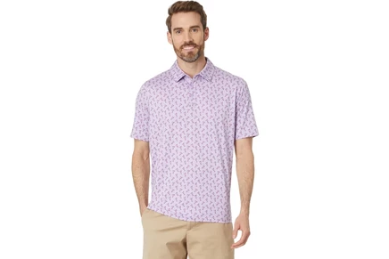 Поло Johnston & Murphy XC4 Performance Tonal Cocktail Polo