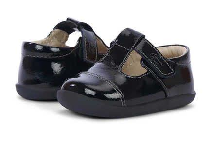 Детские пинетки See Kai Run Bianca Mini, черный лак