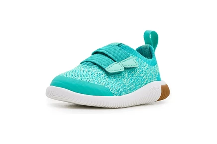 KEEN Kids KNX Knit DS (Toddler) bright aqua/cabbage