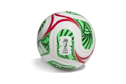 adidas FIFA World Cup 26 Trionda Soccer Ball white/vivid red/amazon green/flash lime/mexico club