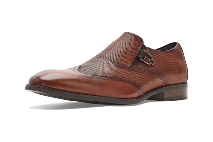Мужские лоферы stacy adams lockwood wingtip ornament, коньячные