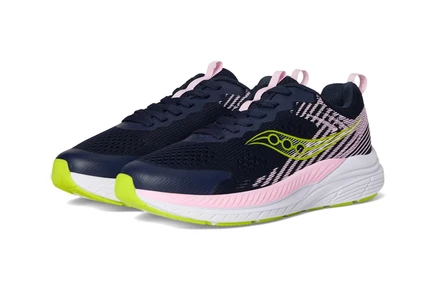 Детские кроссовки Saucony Kids Hurricane KDZ, сине-розовые