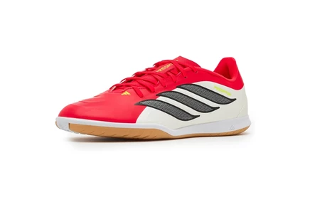 Унисекс бутсы Adidas Predator Club, красно-черно-белые