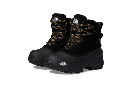 Ботинки The North Face Kids Chilkat V Lace WP (Toddler/Little Kid/Big Kid) tnf black/tnf black