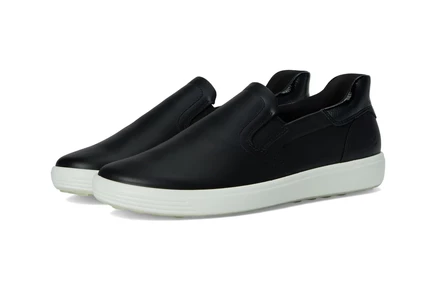 Женские кроссовки ECCO Soft 7 Easy Slip-On Sneaker black/patent black