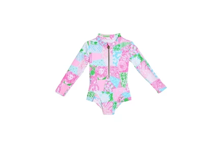Купальник Lilly Pulitzer Kids Denning Rashguard UPF 50 (Toddler/Little Kid/Big Kid)