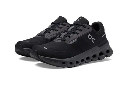 Женские кроссовки On Cloudrunner 2 Waterproof magnet/black