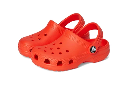Детские сабо Crocs Kids Classic Clog, коралловые