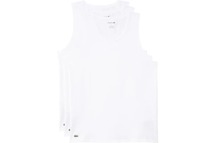 Майка Lacoste 100 Cotton Slim Fit Tank Top 3-pack