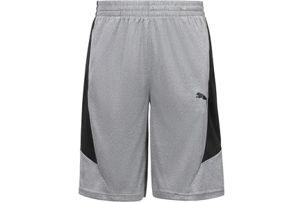 PUMA Boys Core Essential Athletic Shorts lt heather grey