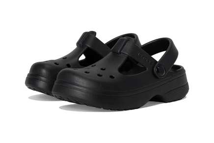 Детские сабо Crocs Classic Mary Jane, черные