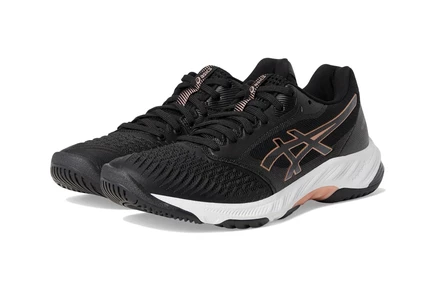 Женские кроссовки ASICS Netburner Ballistic FF 3 Volleyball Shoe black/rose gold