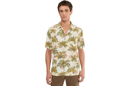 Мужская рубашка Tommy Bahama Coastal Ease Palm Voyage
