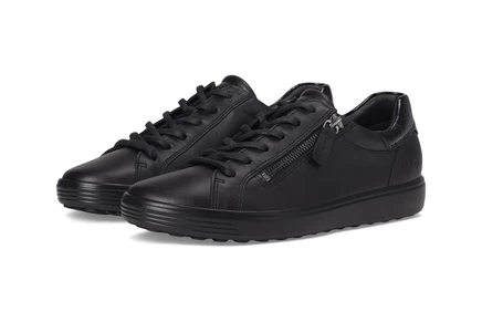 Кроссовки ECCO Soft 7 Side Zip Lace Sneakers