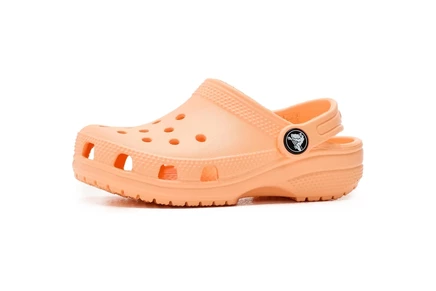 Детские сабо Crocs Classic Clogs, оранжево-розовые