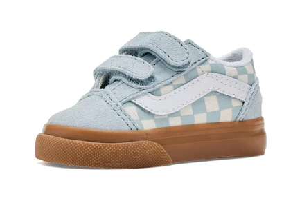 Детские кеды Vans Old Skool V, серая клетка
