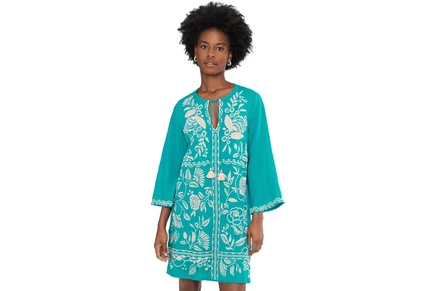 Платье Johnny Was Kimono Sleeve Relaxed Dress (Slip)