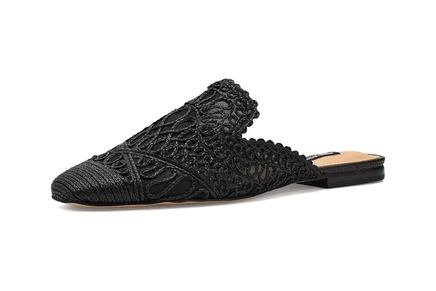 Женские мюли nine west camella с плетением, черные