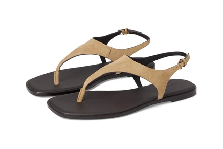 Сандалии Madewell Piaule Thong Ankle Strap - Suede