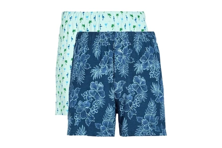 Мужские боксеры Tommy Bahama 2 шт., синий/голубой принт