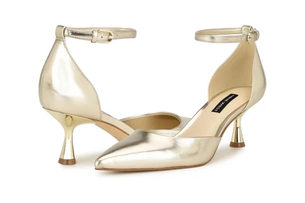 Женские туфли на каблуке Nine West Racha, золотистые