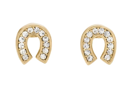 Серьги Kate Spade New York Youre A Gem Pave Horseshoe Studs
