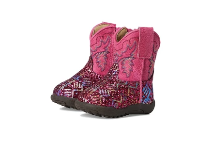 Ботинки Roper Kids Cowbabies Glitter Aztec (Infant/Toddler)