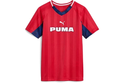 PUMA Kids Showtime Pique T-shirt - Soccer 2026 (big Kid) all time red