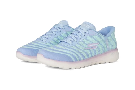 Женские кеды Skechers Performance Go Walk, сине-мятные
