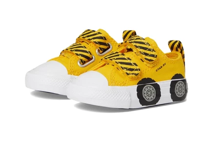 Мужские кроссовки Converse Kids Chuck Taylor All Star Construction Truck Easy-On (Infant/Toddler) amarillo/black/white