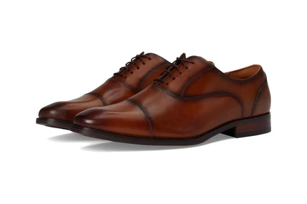 Мужские оксфорды Florsheim Sorrento Lux с отделкой на носке, коньячные