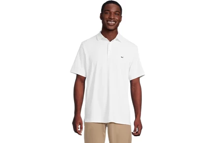 Мужская поло Vineyard Vines Sankaty, белая