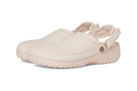 Унисекс сабо Crocs Classic Crafted из искусственной замши, кварцевые