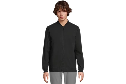 Мужской бомбер TravisMathew Stretchknit, черный